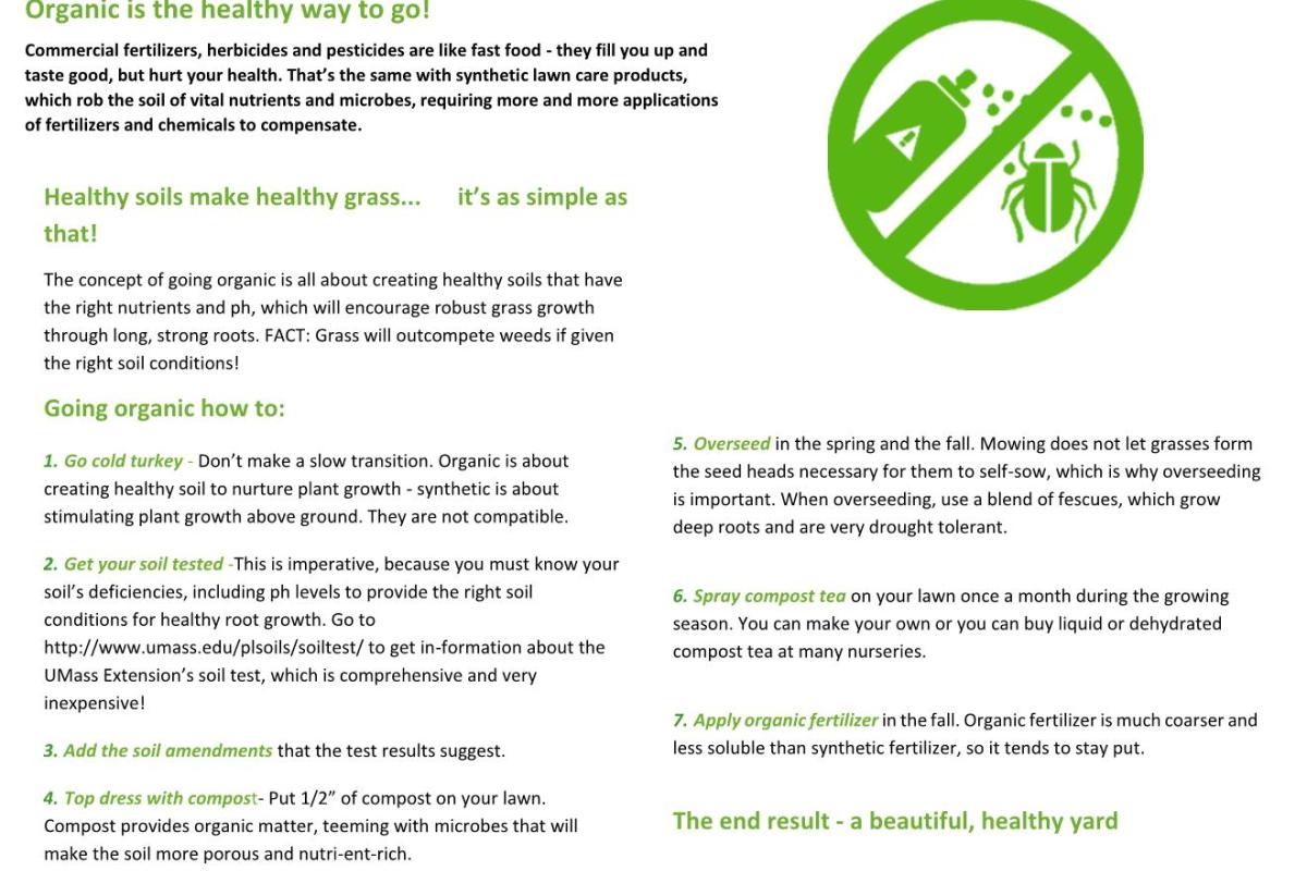 Create a healthy yard page 2